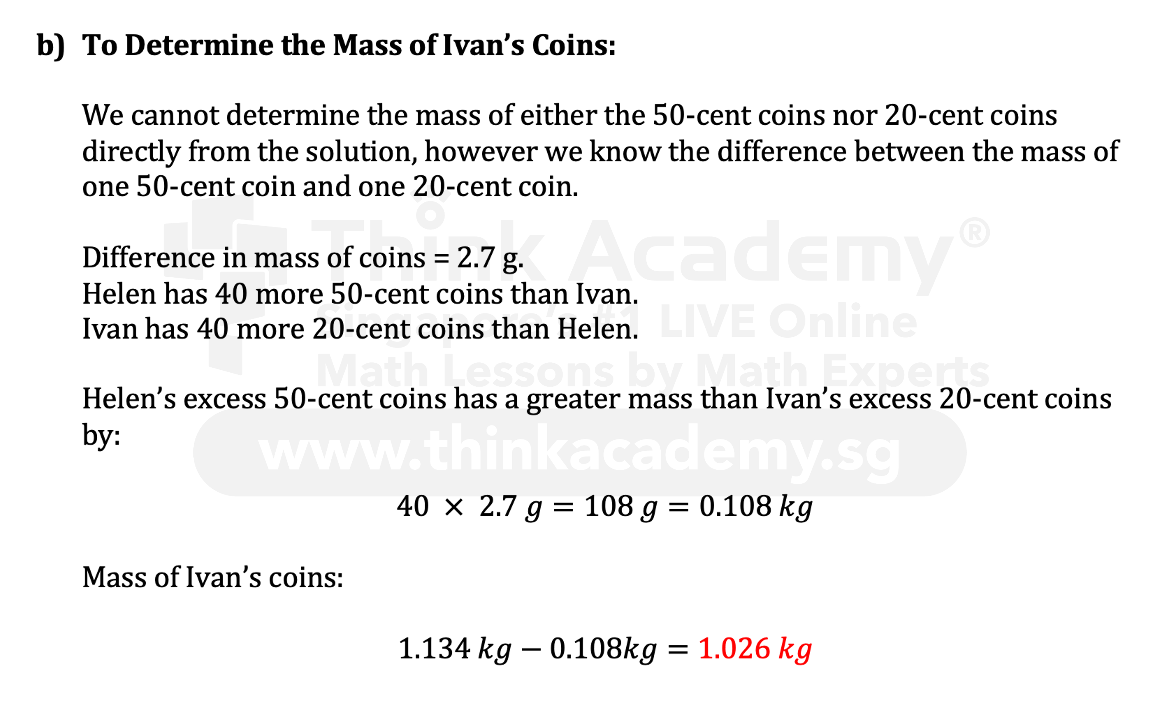 PSLE 2021 Math Questions And Answers - Think Academy Singapore